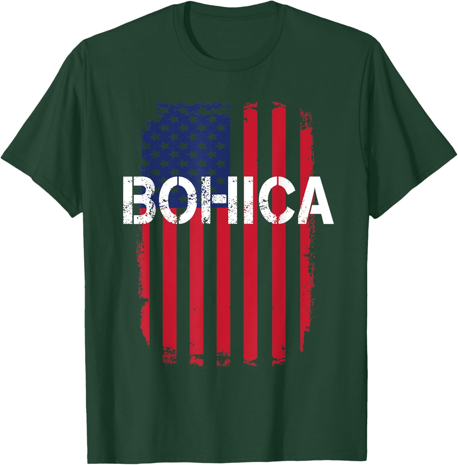 Funny Army Saying Veteran Slang Bend Over BOHICA T-Shirt - T-Shirt | Forest