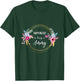 Happiness Is Being A Ammy Mother's Day Gift Grandma Flower T-Shirt - T-Shirt | Forest