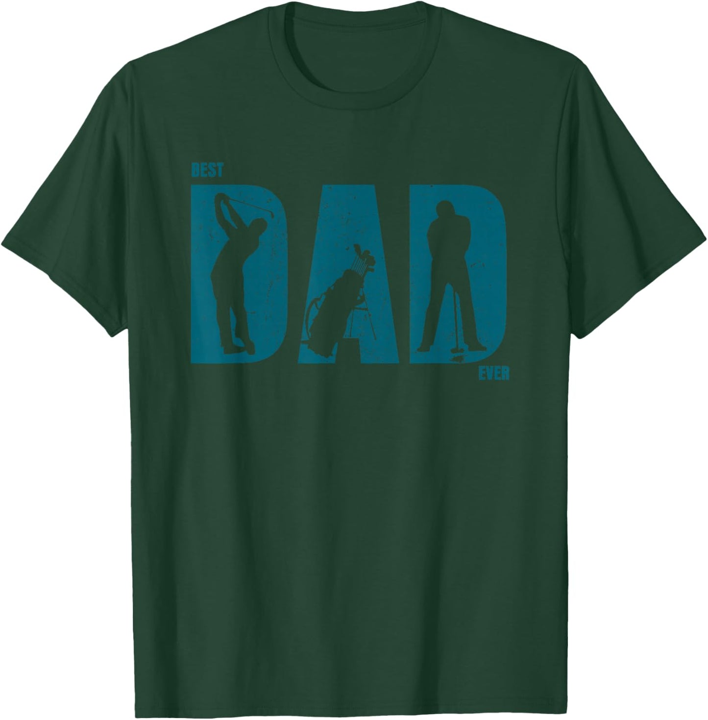 Best Golf Dad Ever T Shirt Golf Dad Shirt Father's Day Gift T-Shirt - T-Shirt | Forest
