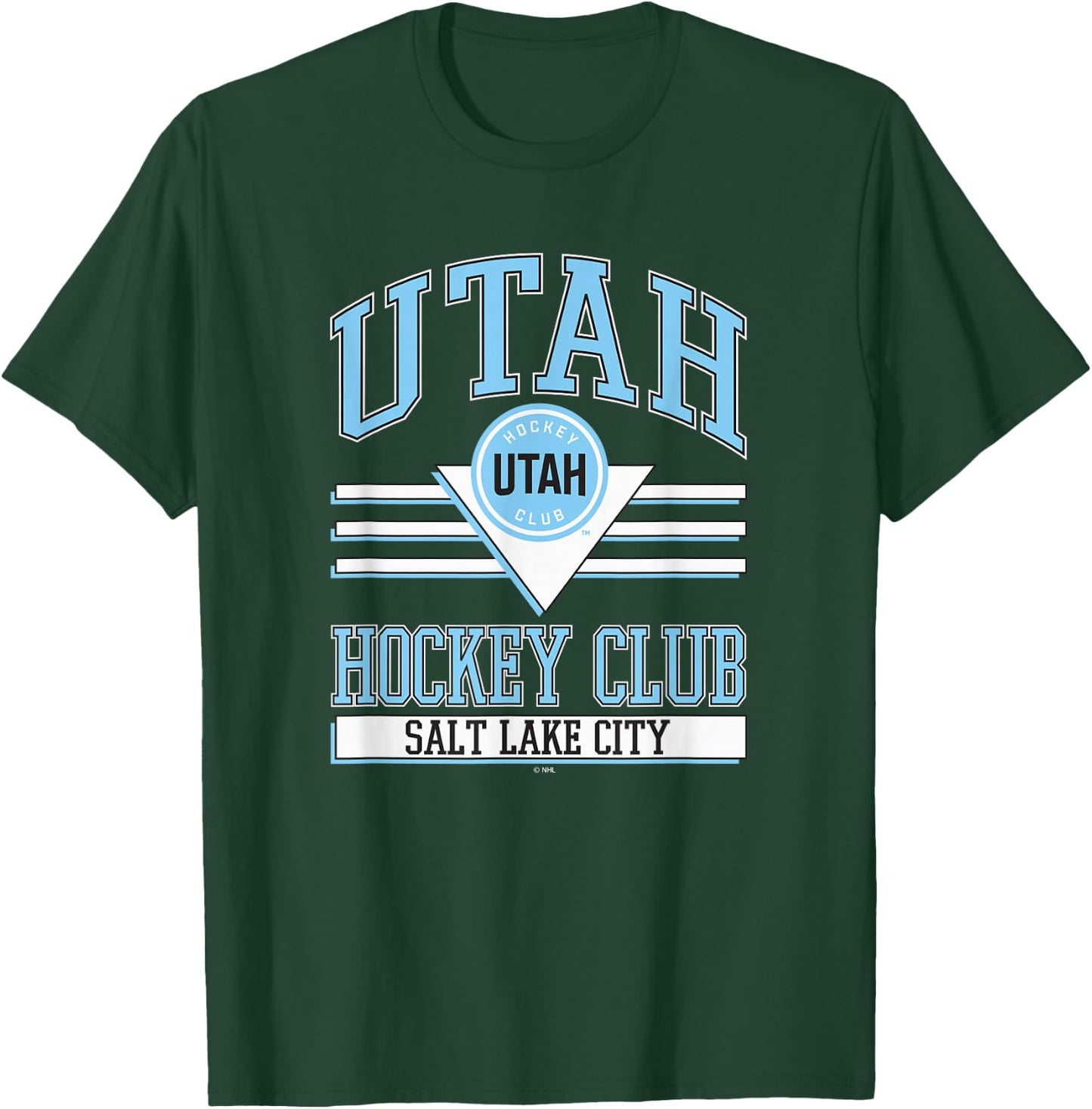 Utah Hockey Club Dark Heather Officially Licensed T-Shirt - T-Shirt | Forest
