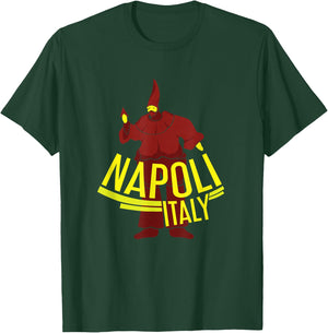 Napoli Pulcinella T Shirt Naples Italy Jersey T-Shirt - T-Shirt | Forest