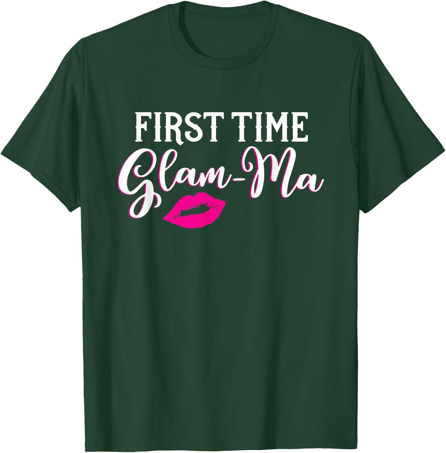 New Glam-Ma First Time Grandmother Gift T-Shirt - T-Shirt | Forest