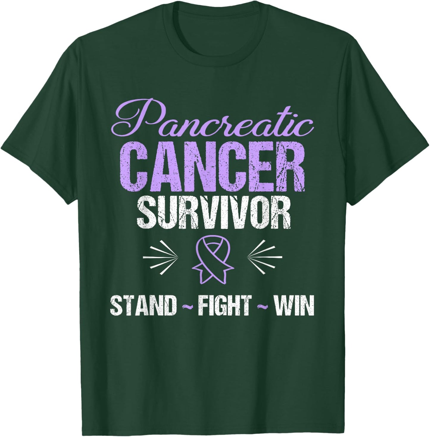 Pancreatic Cancer Shirt: Pancreatic Cancer Survivor T-Shirt - T-Shirt | Forest