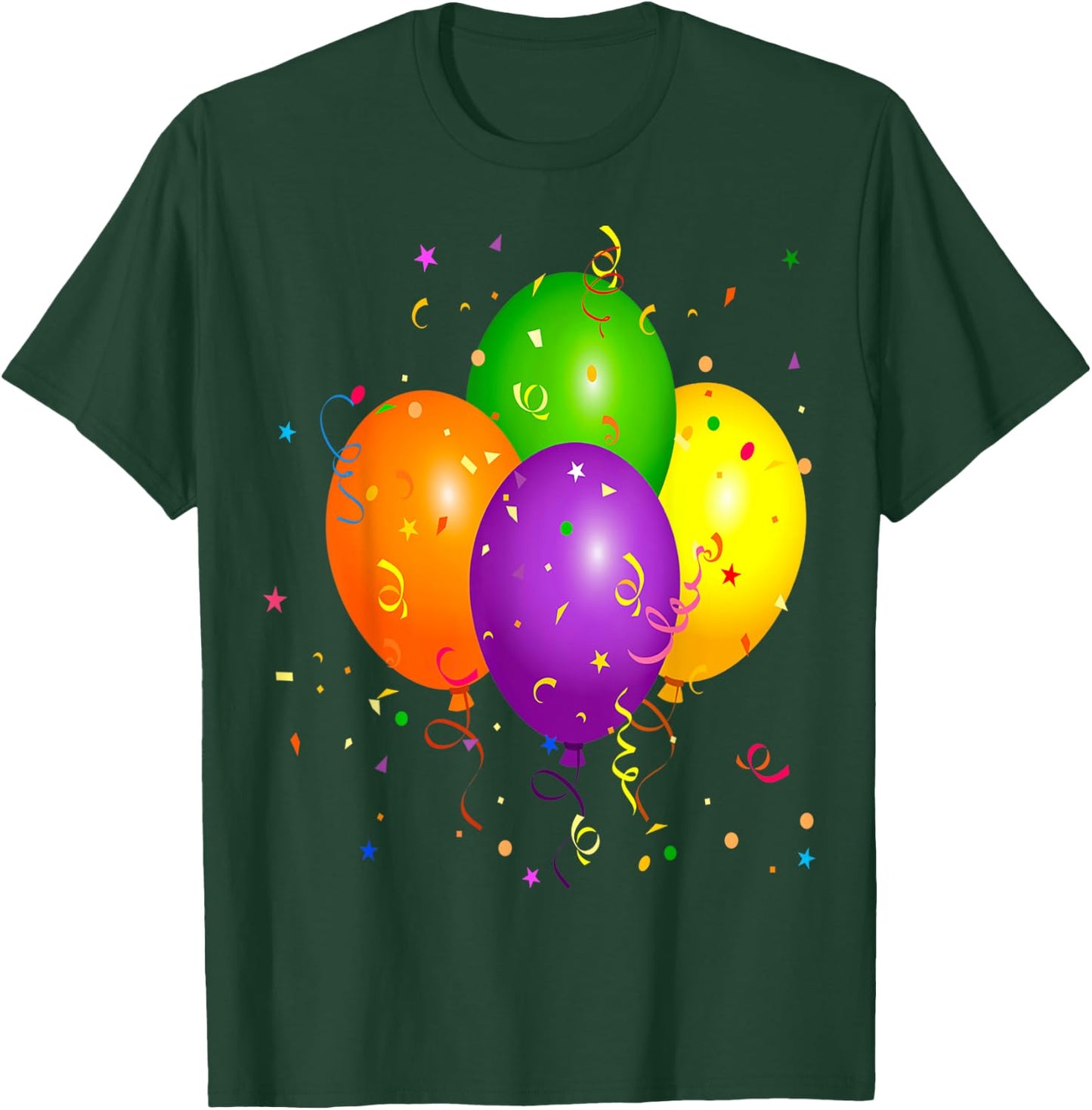 It's My Party Balloons Birthday Party Time T-Shirt - T-Shirt | Forest