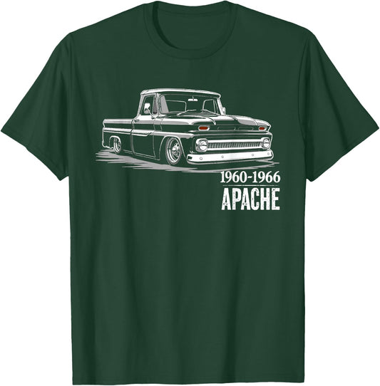 First Generation C10 1960-1966 Slammed C10 Truck Silhouette T-Shirt - T-Shirt | Forest