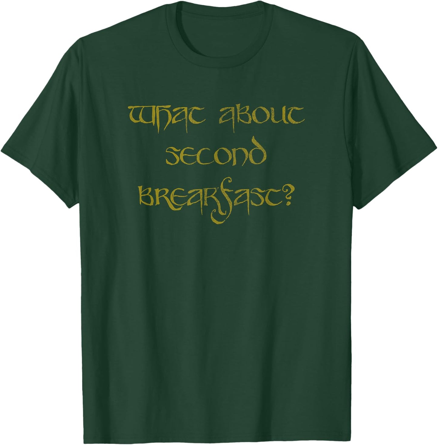 What About Second Breakfast Gold T-Shirt - T-Shirt | Forest