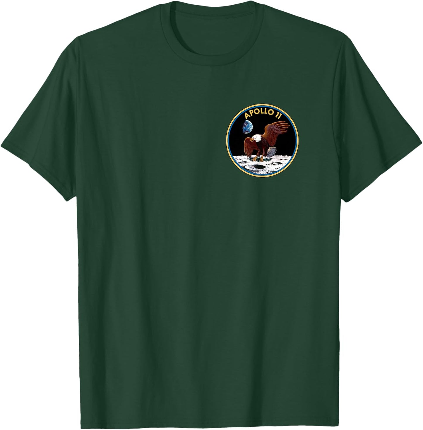 Apollo 11 - Apollo's 50th Anniversary - Pocket Logo T-Shirt - T-Shirt | Forest