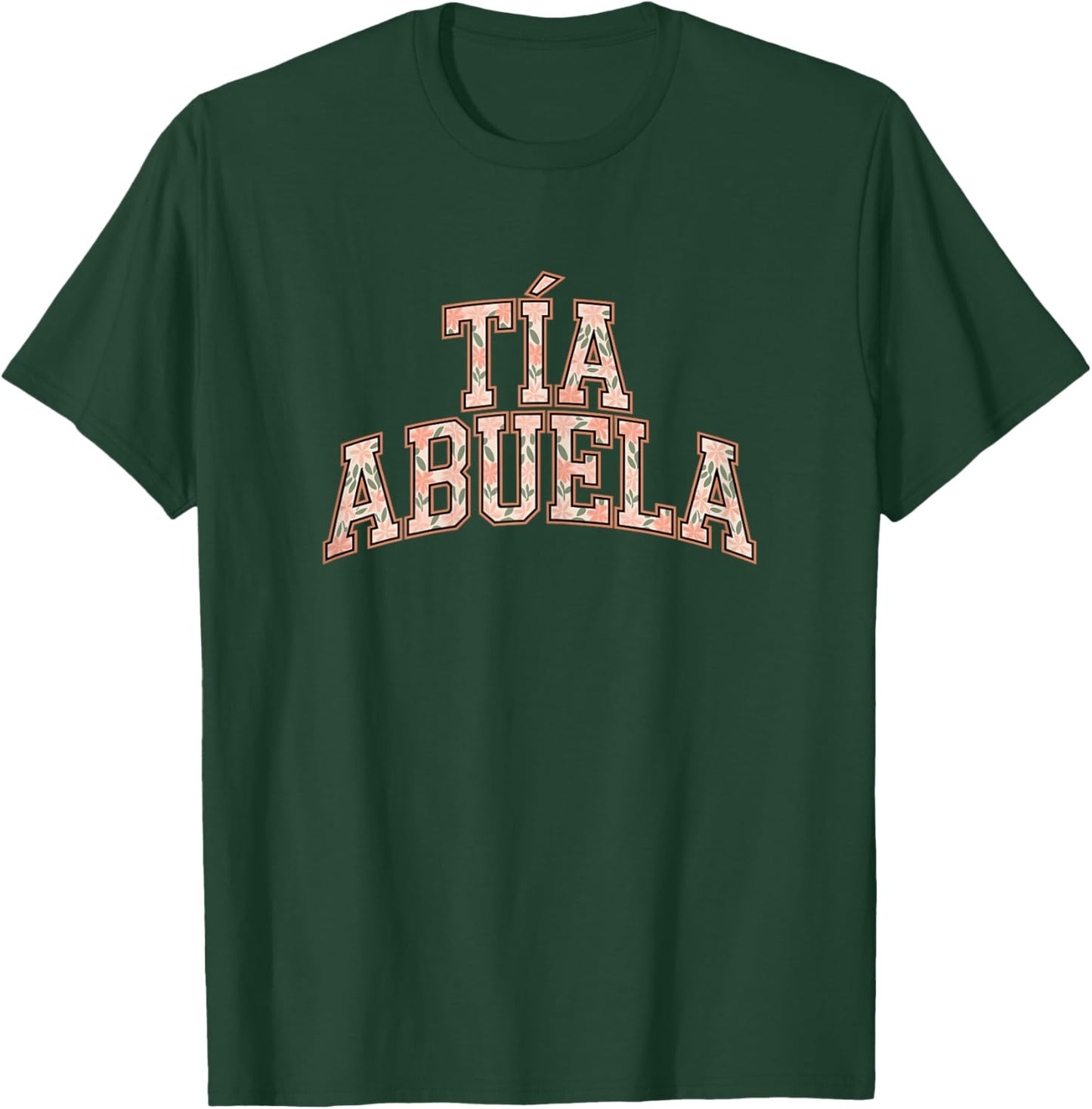Tía Abuela Retro Florales Mejor Tía del Mundo T-Shirt - T-Shirt | Forest