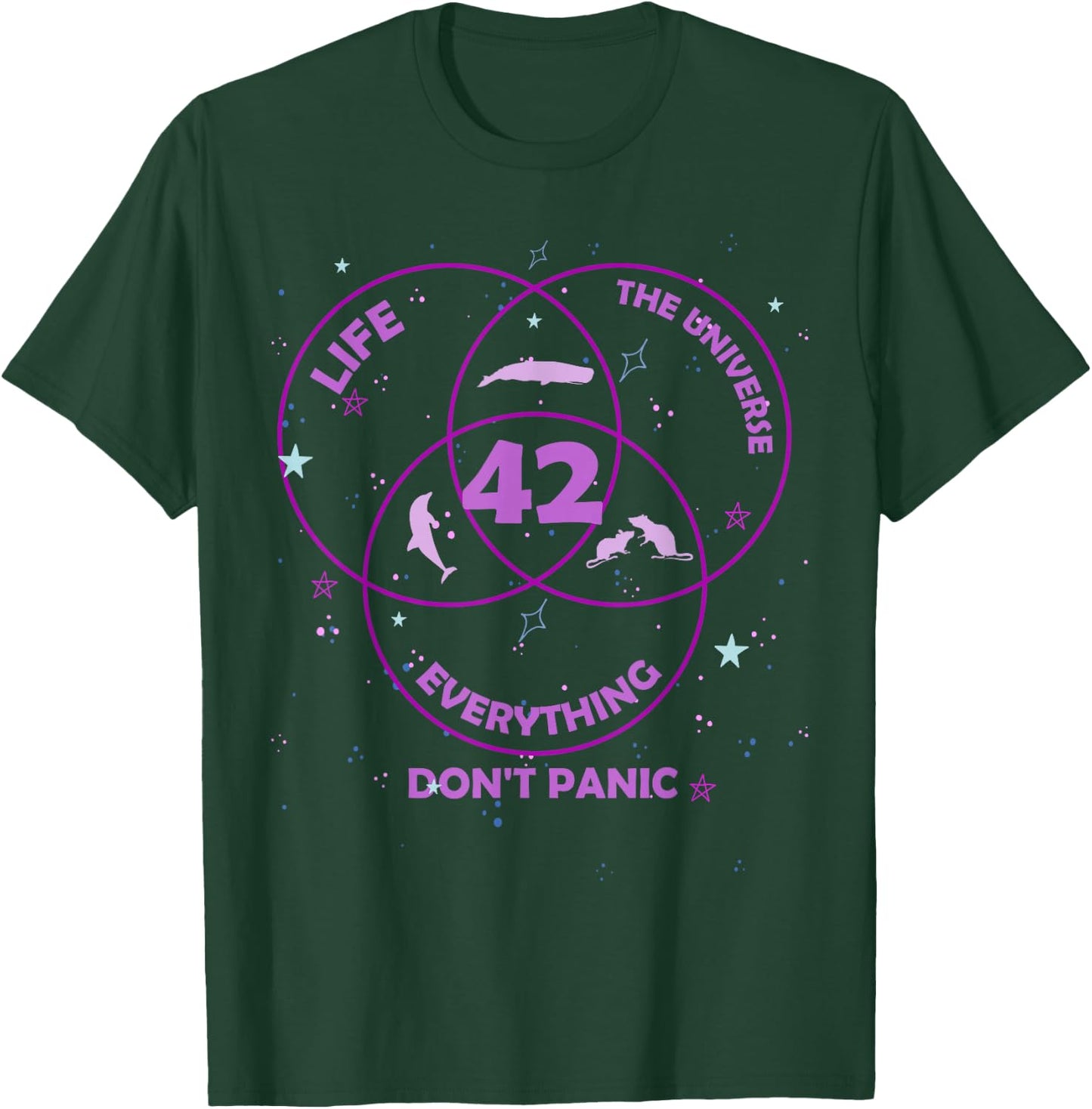 42 Answer to Life Universe Everything T-Shirt - T-Shirt | Forest