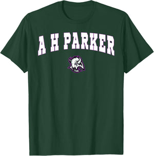 A H Parker High School Bison C2 T-Shirt - T-Shirt | Forest