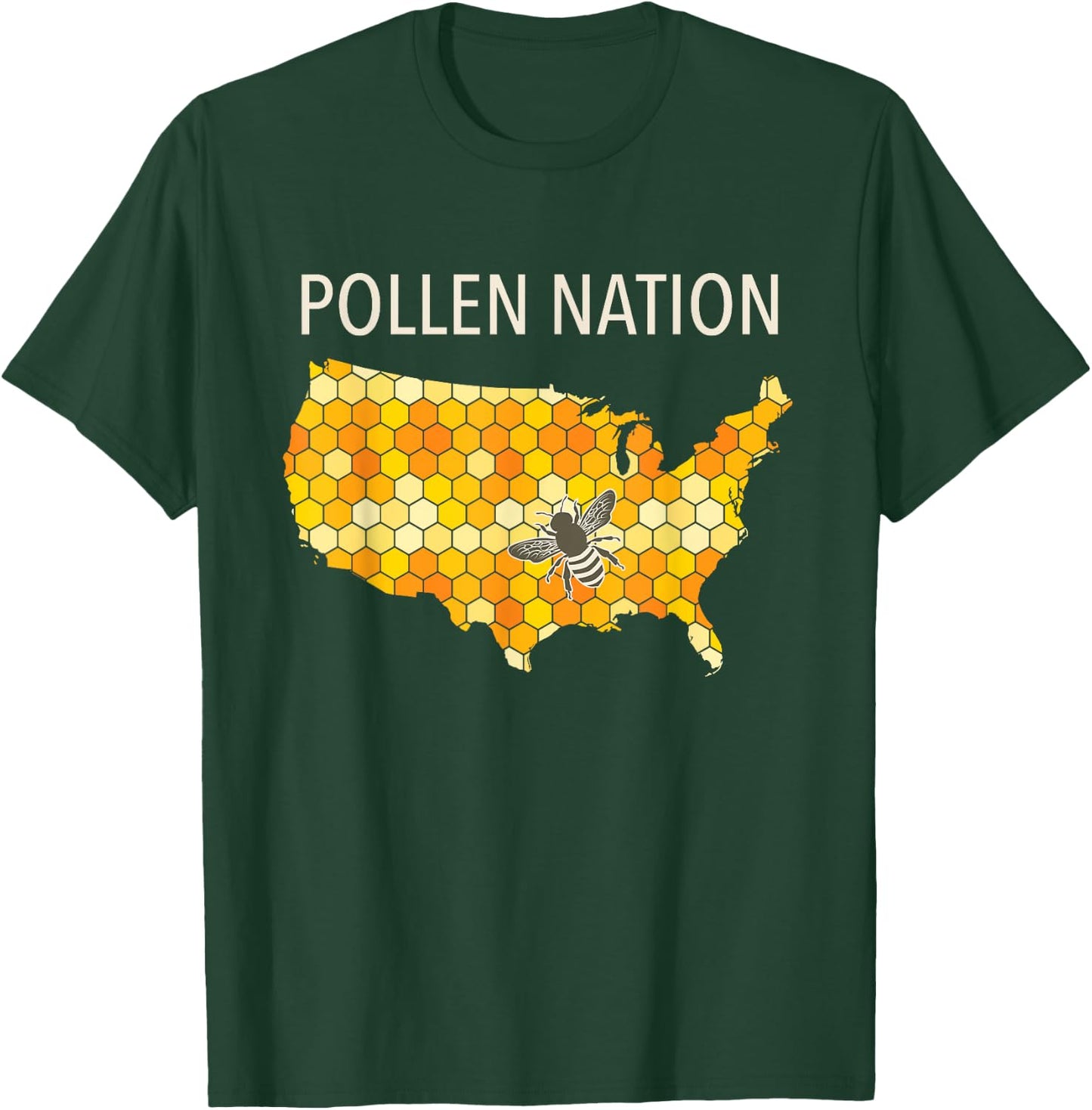 Pollen Nation Shirt for Beekeepers and Lovers of Honey Bees T-Shirt - T-Shirt | Forest