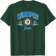 Winnipeg Jets Retro Diamond Navy Officially Licensed T-Shirt - T-Shirt | Forest