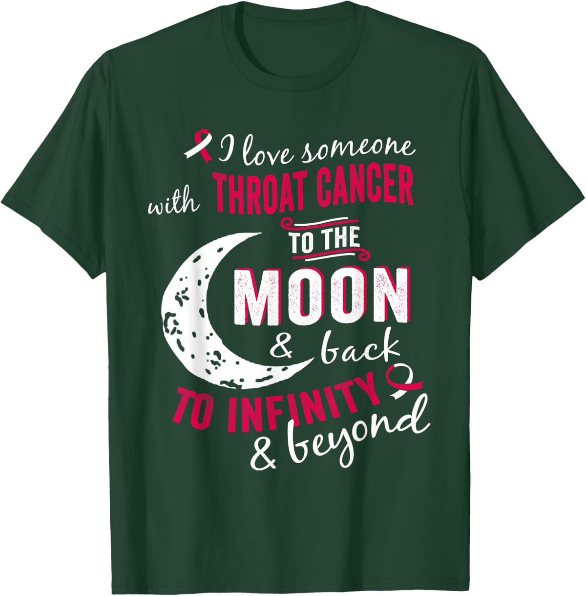 Throat Cancer Awareness Shirt /Men T-Shirt - T-Shirt | Forest