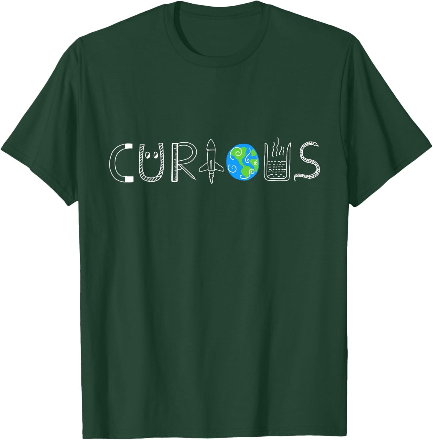 Stay Curious Future Scientists Geeks STEM Students,Teachers T-Shirt - T-Shirt | Forest