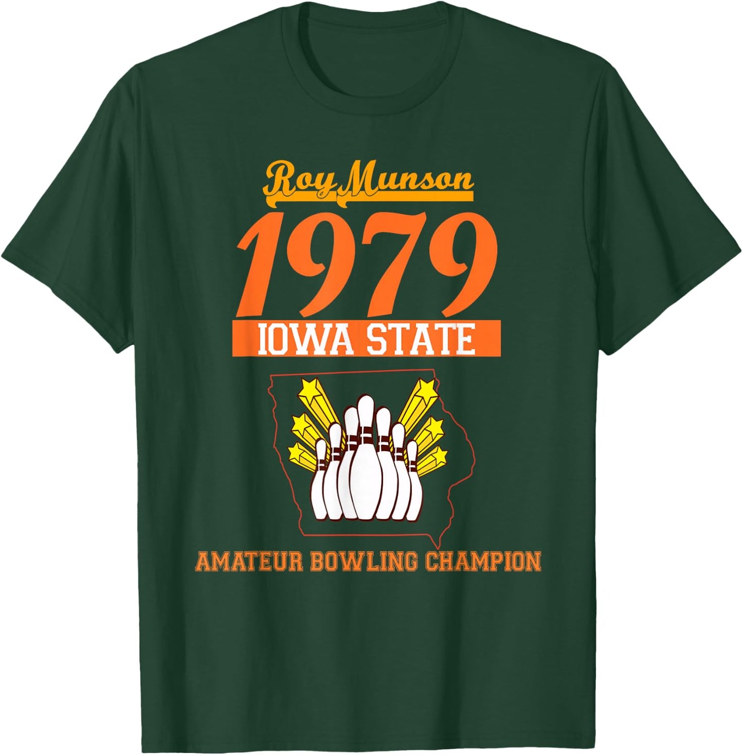 Funny Roy Munson king pin bowling t shirt T-Shirt - T-Shirt | Forest
