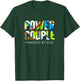 Power Couple, Powered By God Christian Couple T-Shirt - T-Shirt | Forest