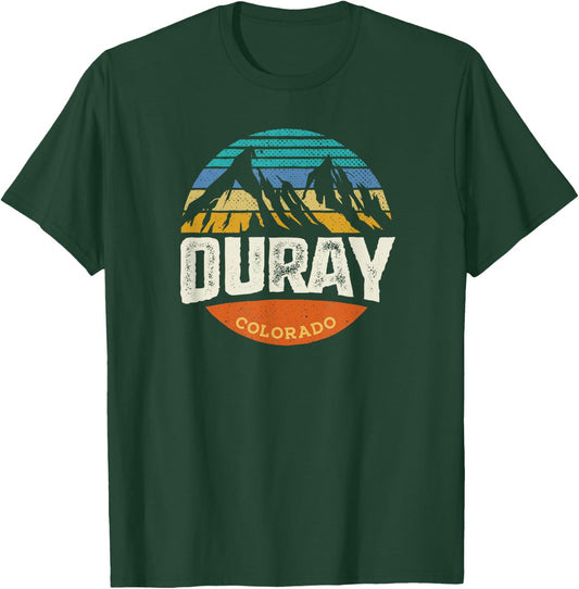 Ouray Colorado Vintage Outdoor Mountain T-Shirt - T-Shirt | Forest