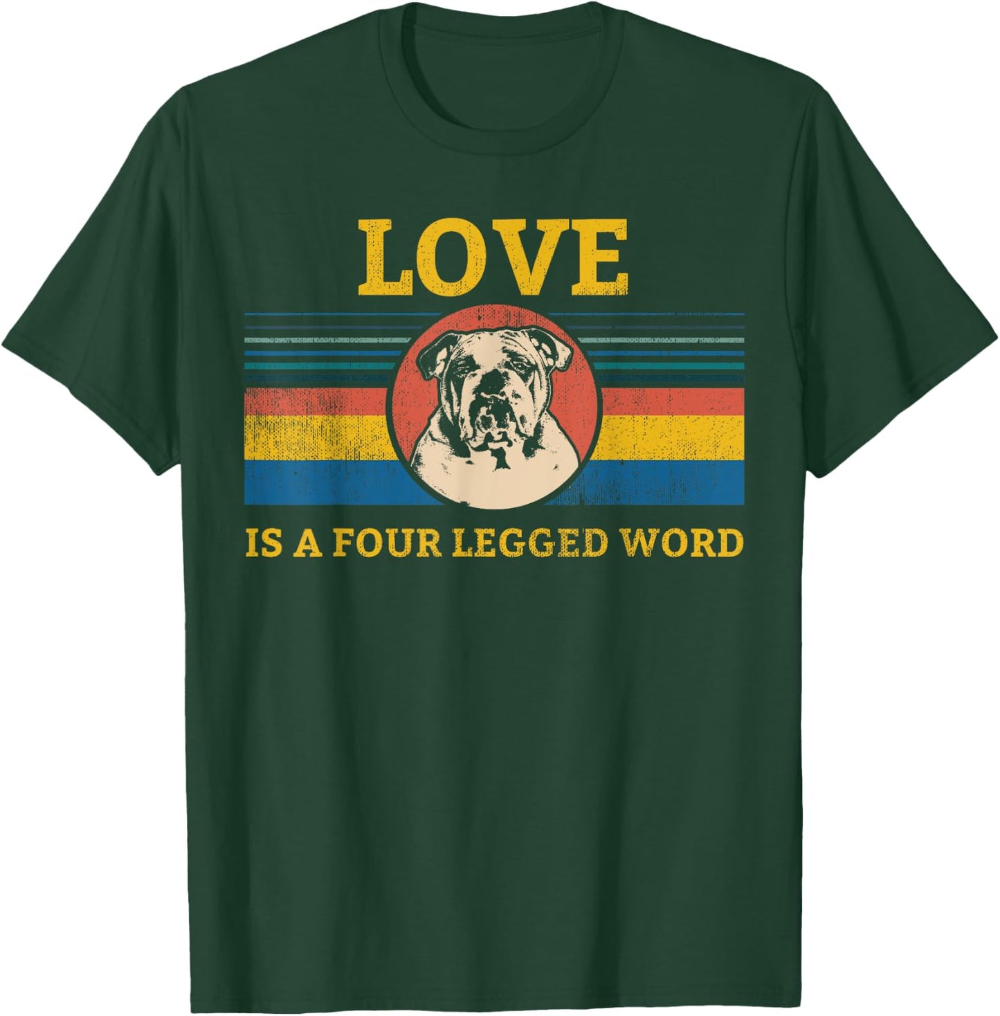 English Bulldog British Bulldog T-Shirt - T-Shirt | Forest