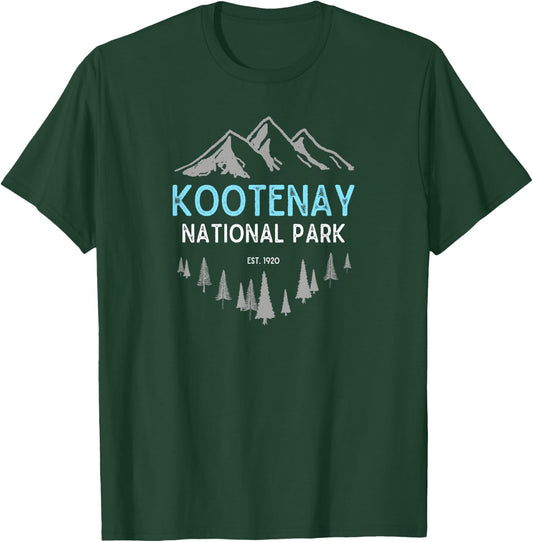 Canadian Rocky Mountains Kootenay National Park BC T-Shirt - T-Shirt | Forest