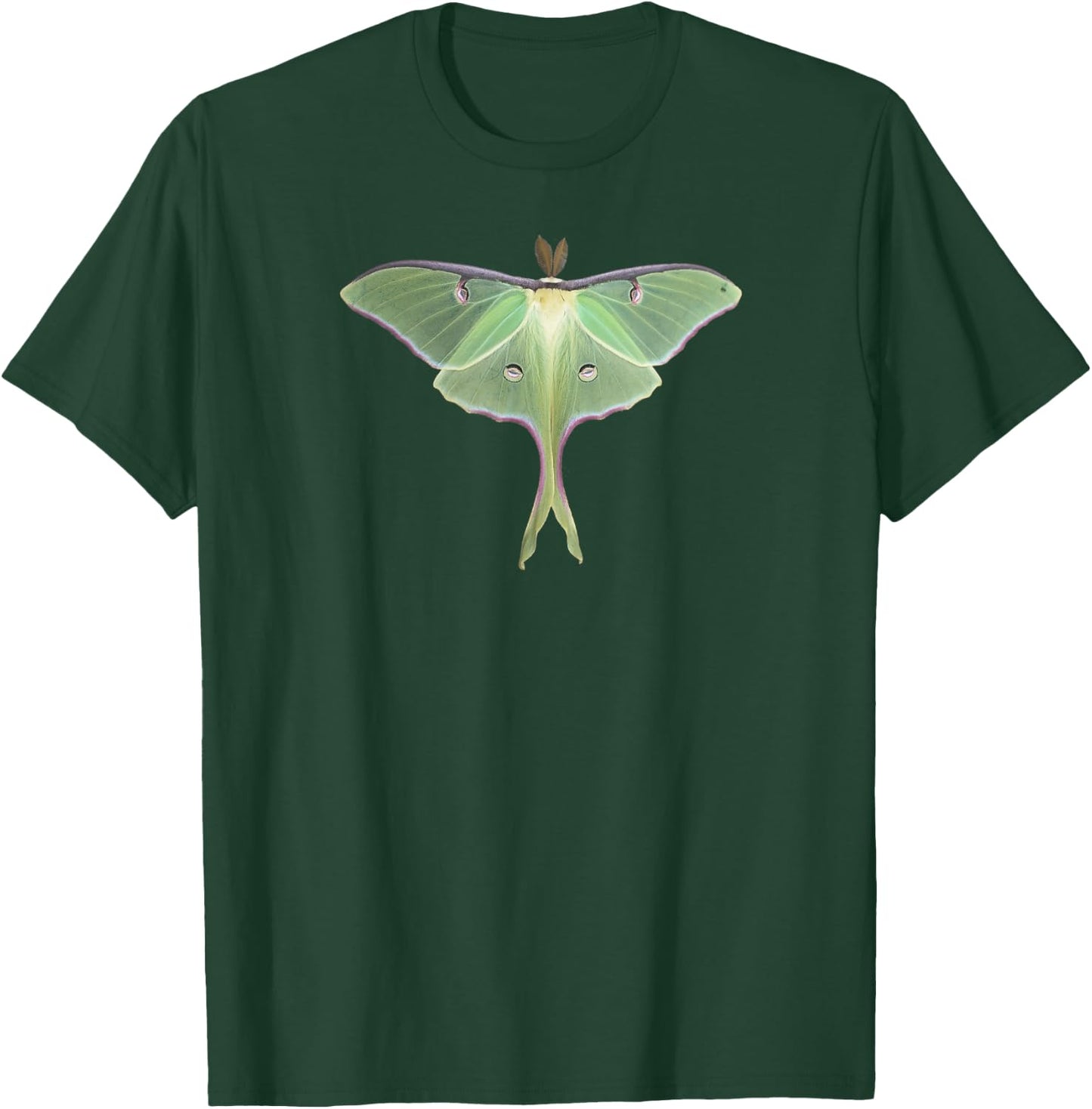 Luna Moth Beautiful Nature Butterfly Shirt Gift Lg Lt T-Shirt - T-Shirt | Forest