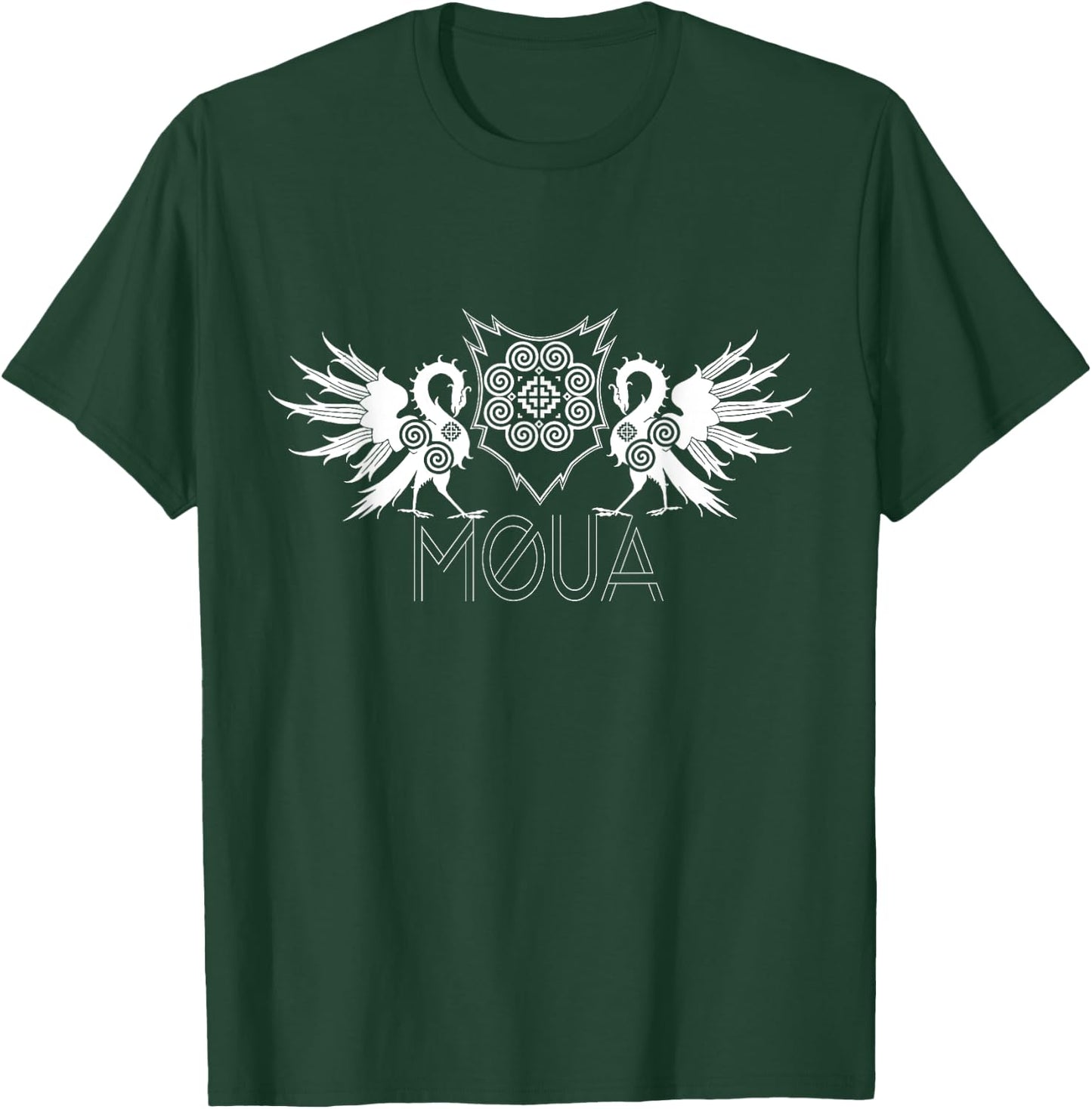 Dragon Spiral Moua Clan design T-Shirt - T-Shirt | Forest