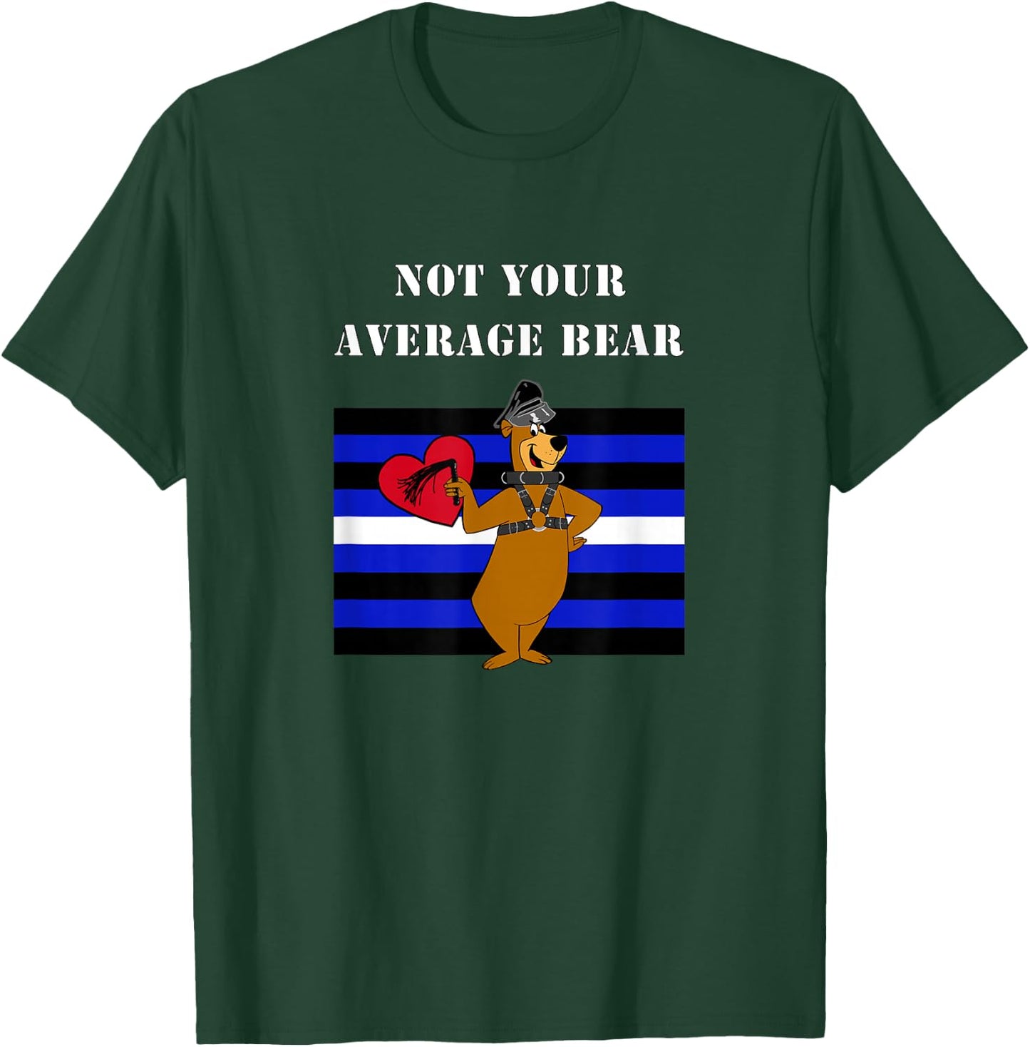 Not Your Average Bear - Leather Pride - Gay Pride T-Shirt - T-Shirt | Forest