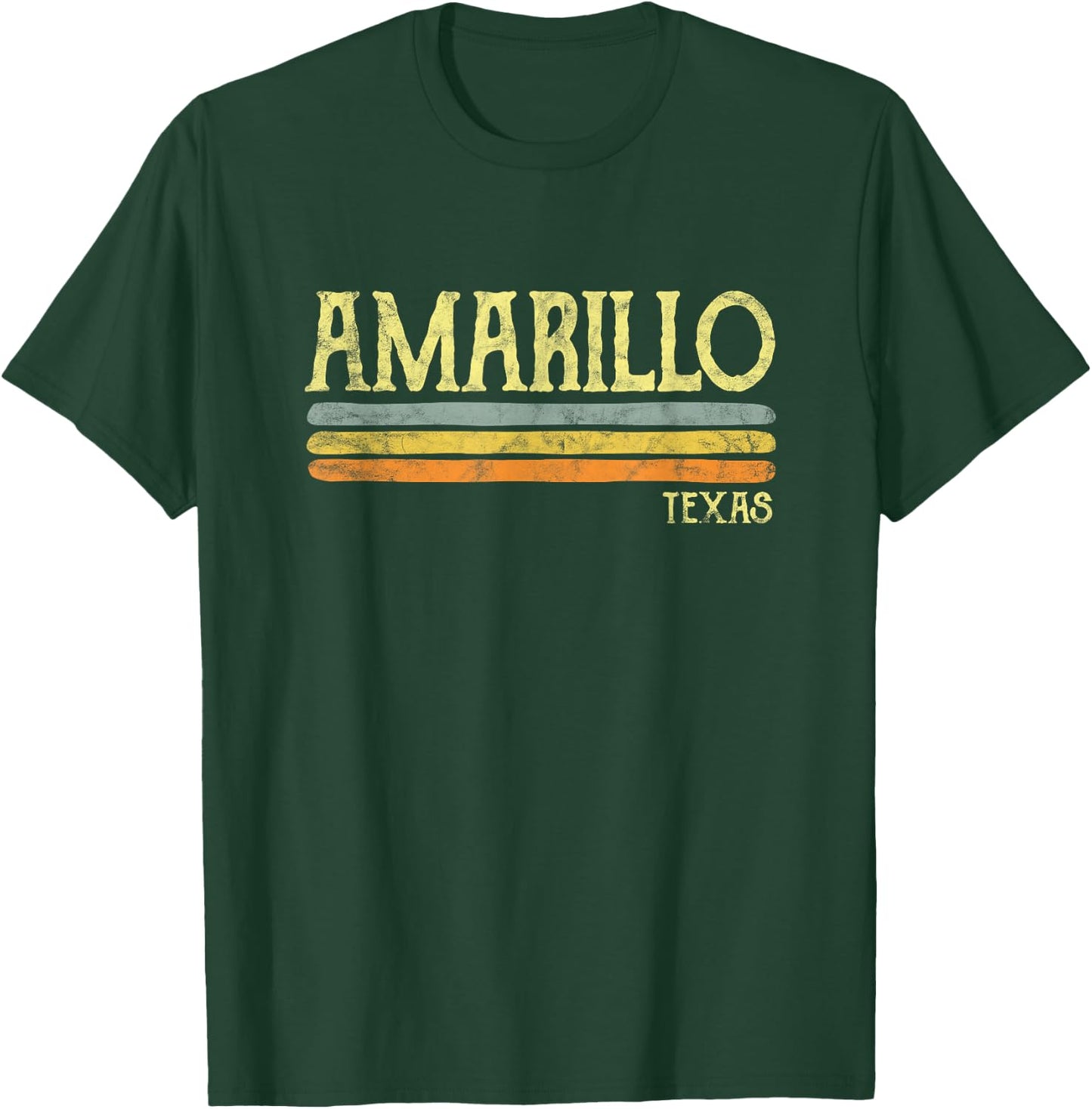 Vintage Amarillo Texas Tx Love Gift Souvenir T-Shirt - T-Shirt | Forest