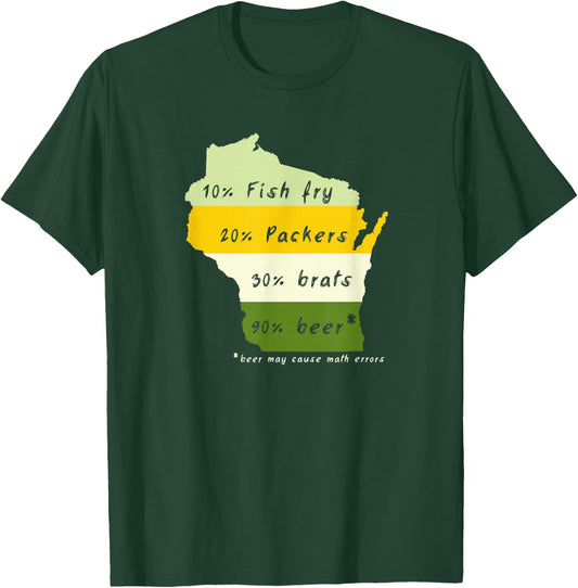 Drink Local Wisconsin Beer Drinking T-Shirt - T-Shirt | Forest