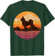 POM-CHI With Sun Mountain Vintage Retro T-Shirt - T-Shirt | Forest