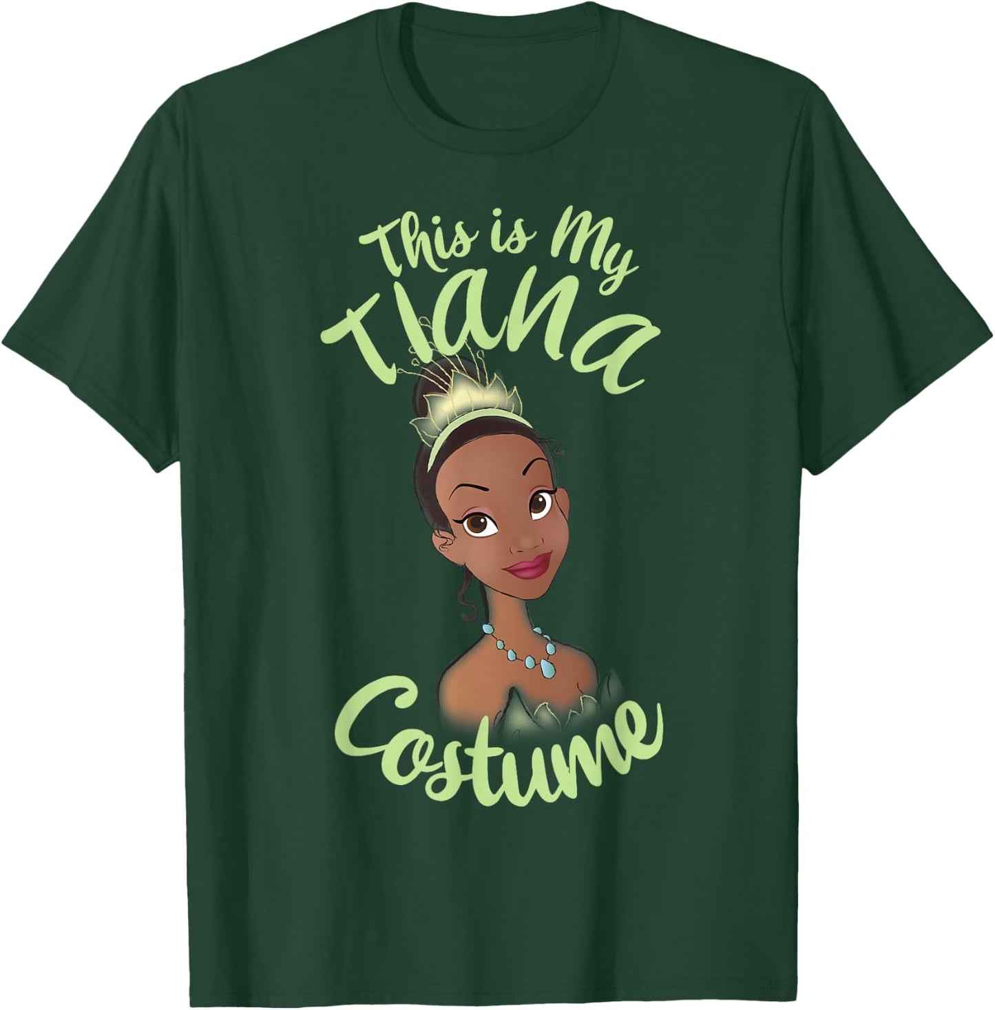 Disney The Princess and The Frog My Tiana Halloween Costume T-Shirt - T-Shirt | Forest