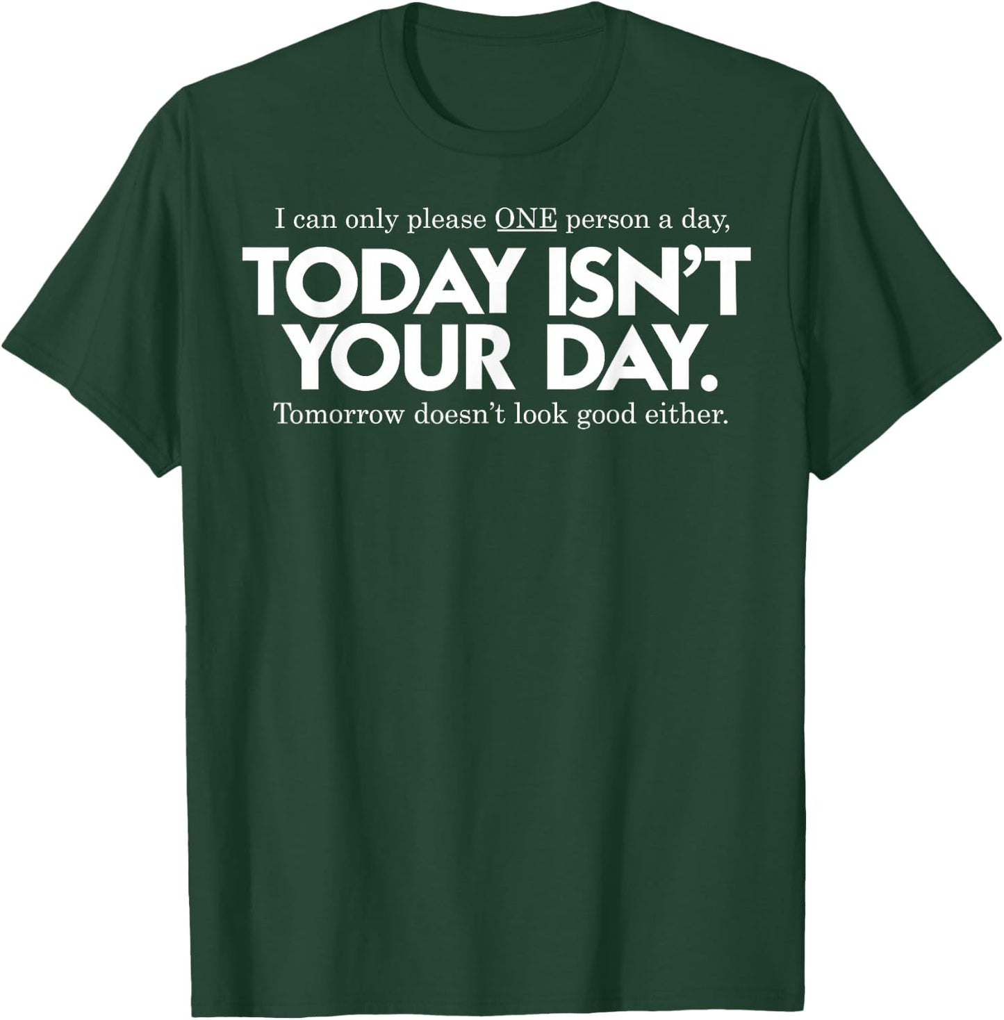 Today Isn't Your Day Shirt T-Shirt - T-Shirt | Forest