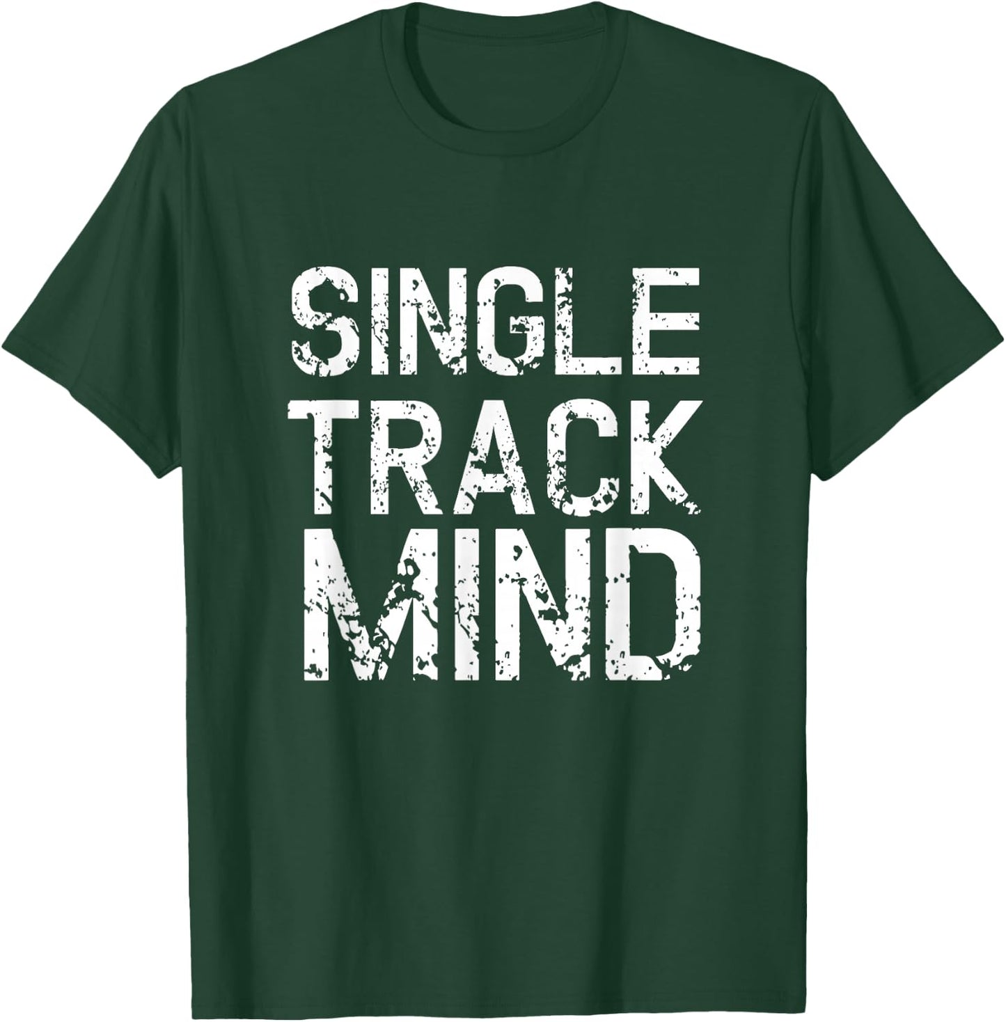 Single Track Mountain Bike Biking Biker Cycling T-Shirt - T-Shirt | Forest