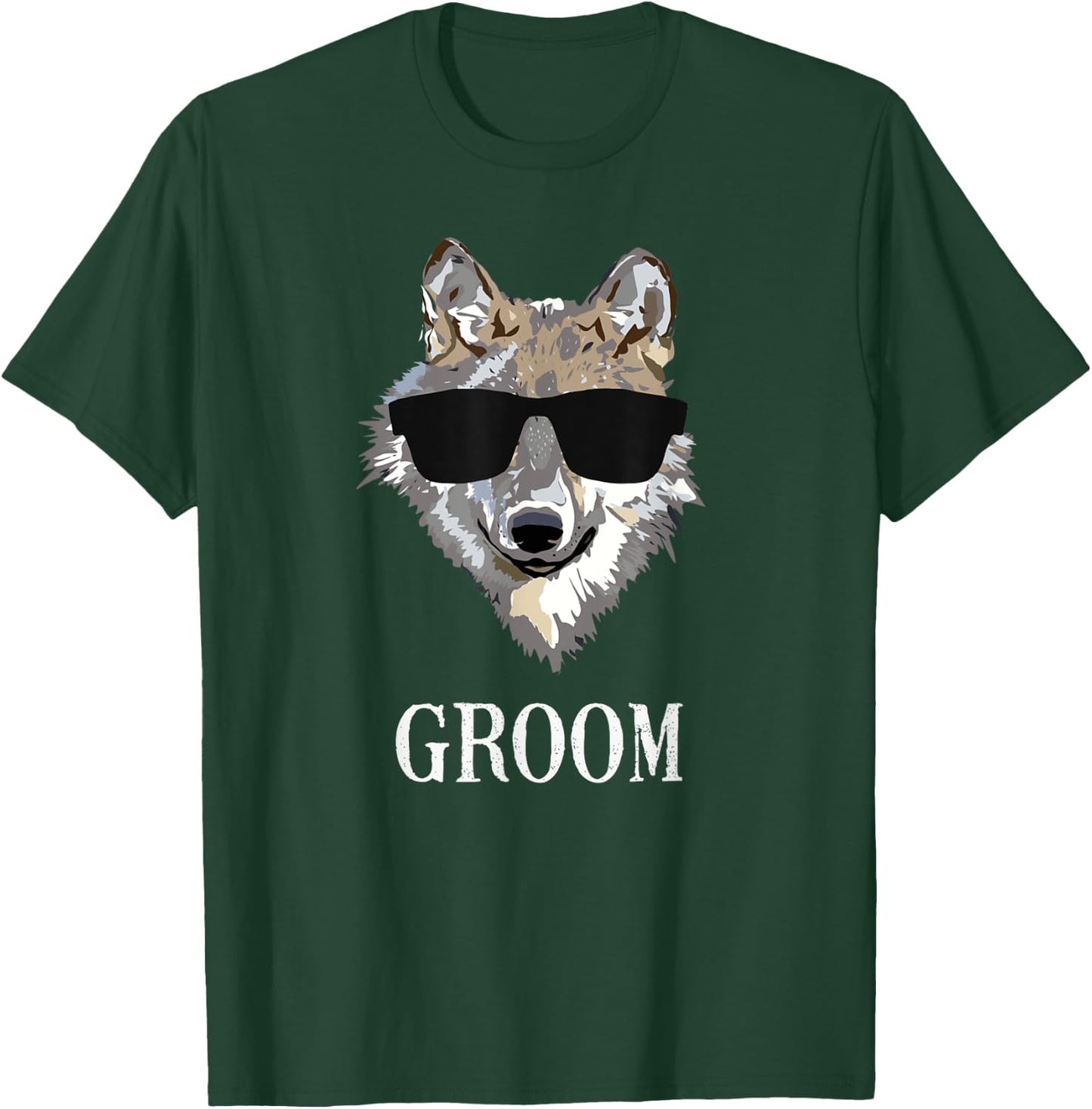 Bachelor Party Groom's Wolf Pack T-Shirt - T-Shirt | Forest