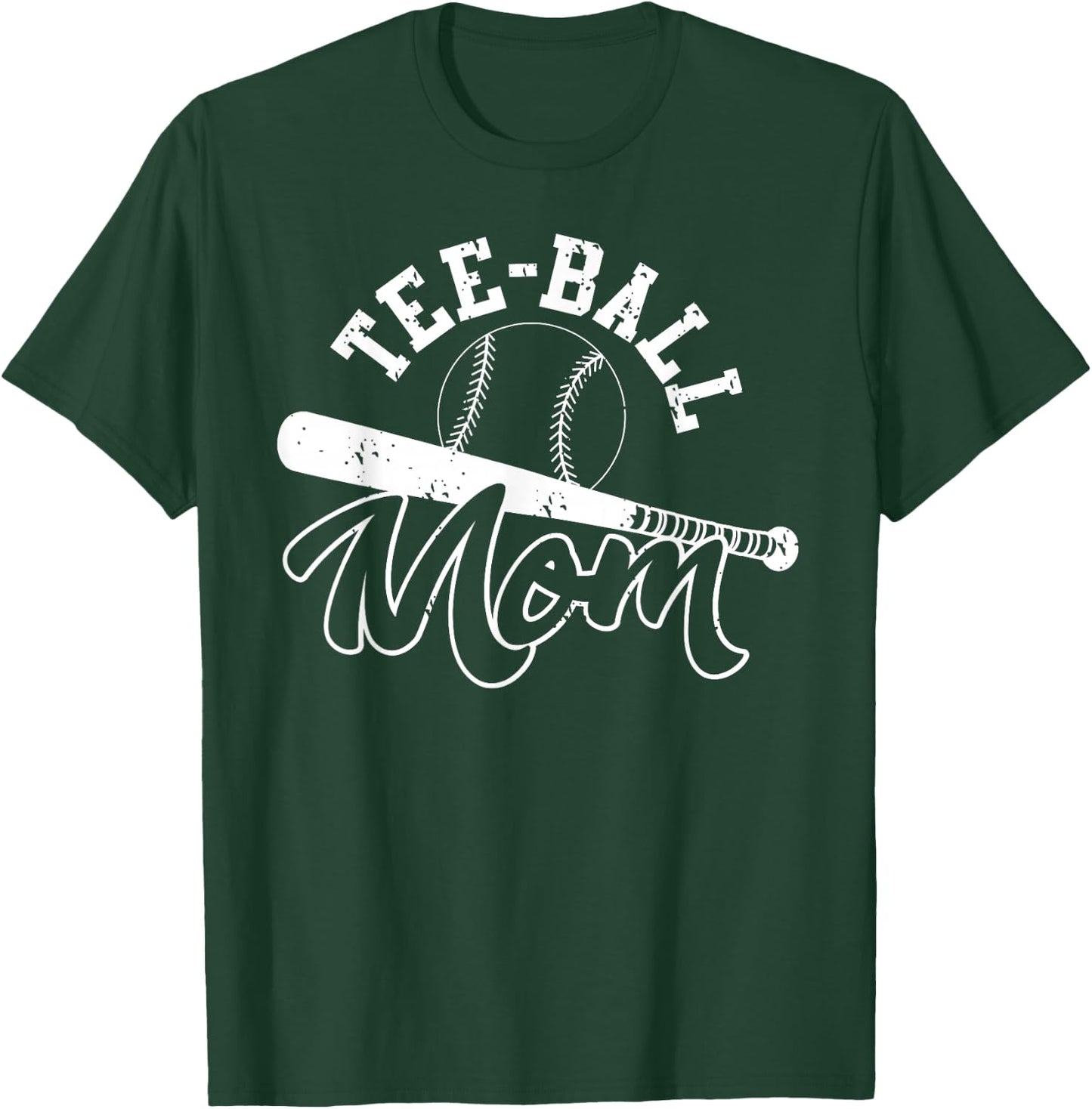 ball Mom Shirt | Cute Play T-Ball Women Gift T-Shirt - T-Shirt | Forest