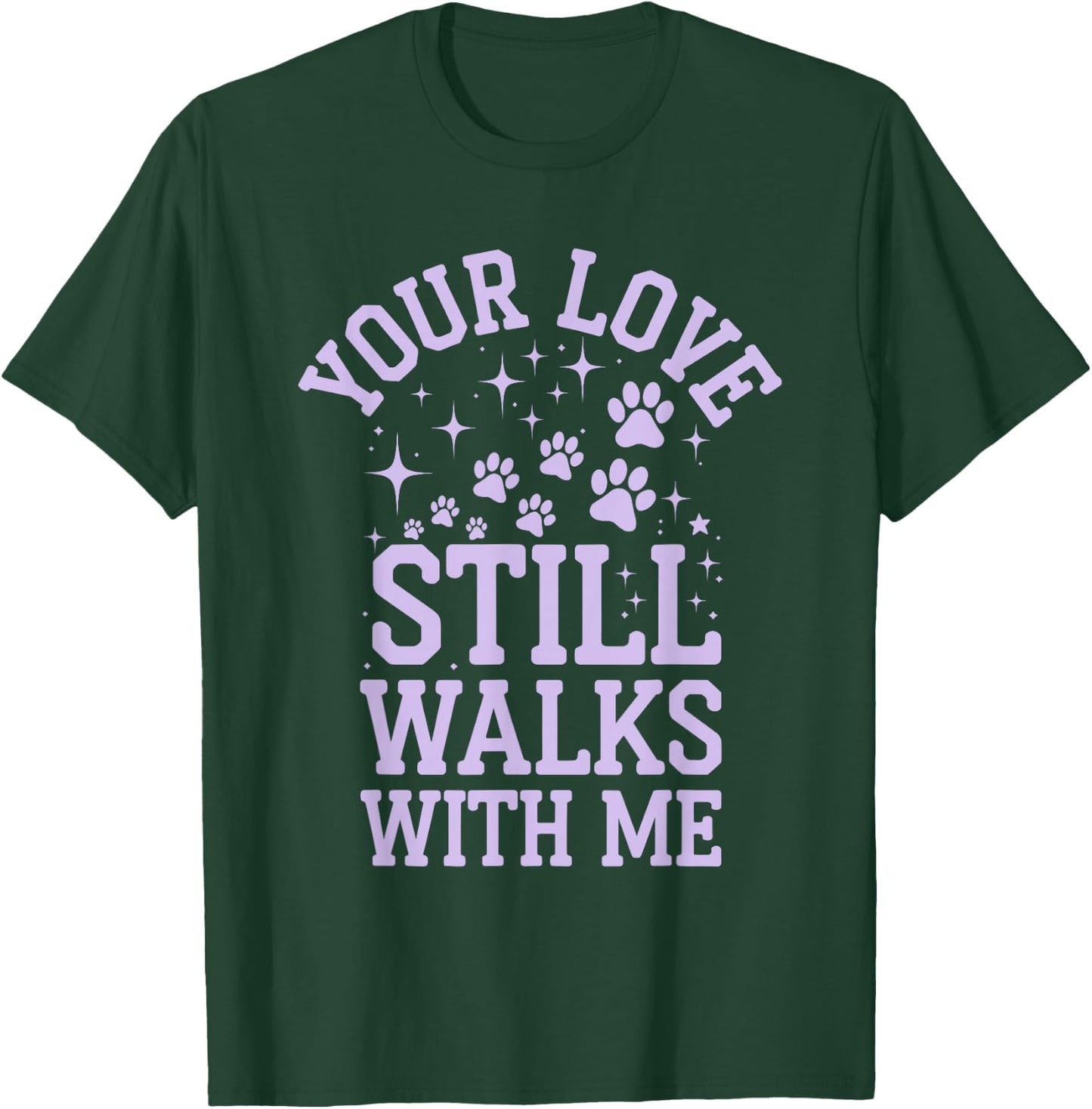 Pet Memorial Tribute Beloved Pet Remembrance and Loss T-Shirt - T-Shirt | Forest