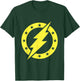 ThunderBolt and Lightning Circle Stars Logo Band Shirt T-Shirt - T-Shirt | Forest