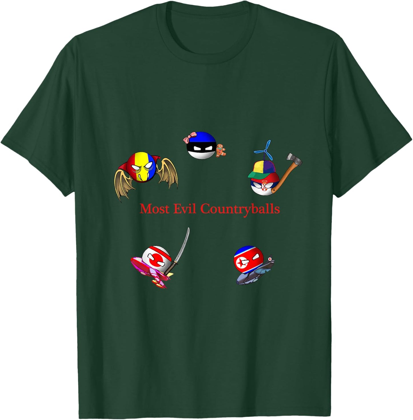Most Evil Countryballs T-Shirt - T-Shirt | Forest