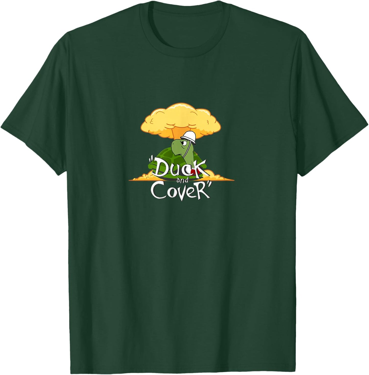 Bert the Turtle Duck and Cover T-Shirt - T-Shirt | Forest