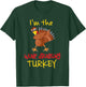 Wine Drinking Turkey Matching Family Thanksgiving Party T-Shirt - T-Shirt | Forest