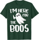 I'm Here For The Boos Shirt Men Women Kids Halloween Ghost T-Shirt - T-Shirt | Forest