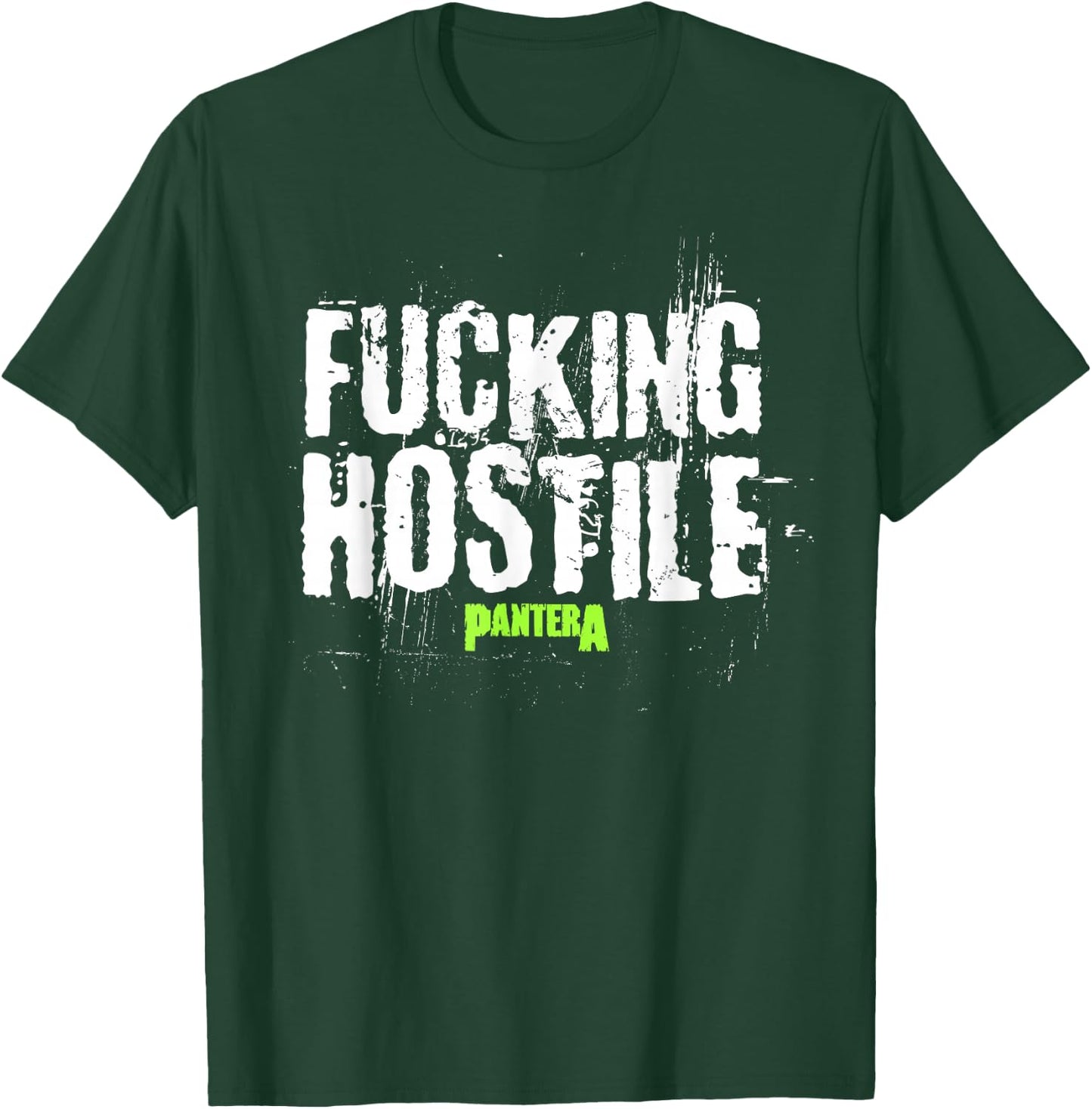 Pantera Official F-ing Hostile T-Shirt - T-Shirt | Forest
