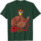 Thanksgiving Firefighter Turkey - Funny Feast Day Gift T-Shirt - T-Shirt | Forest