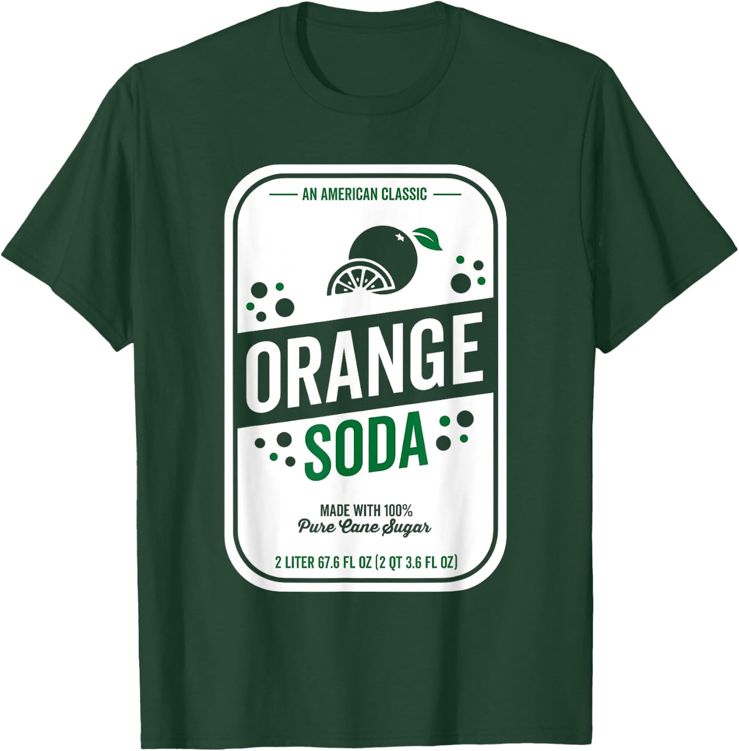 Soda Group Halloween Costume Orange Soda T-Shirt - T-Shirt | Forest