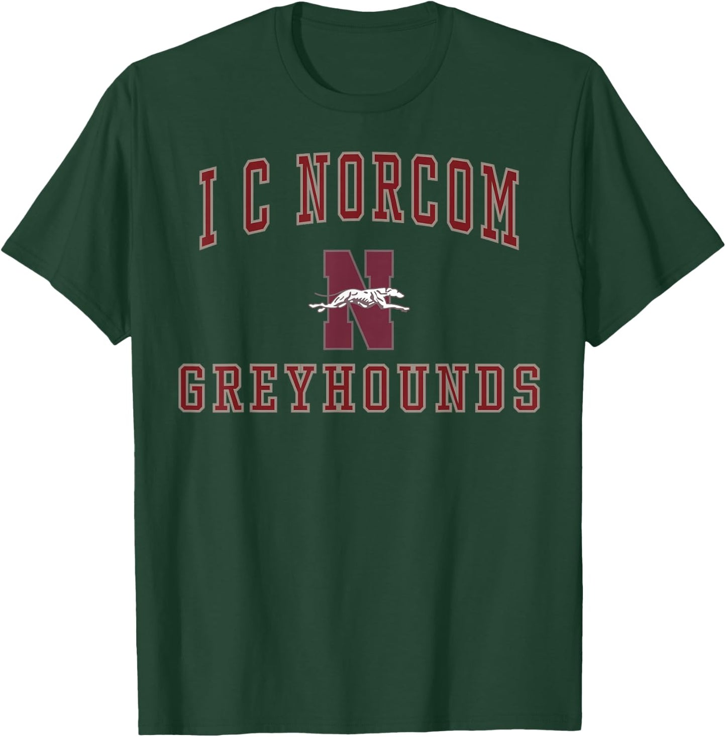 I C Norcom High School Greyhounds C1 T-Shirt - T-Shirt | Forest