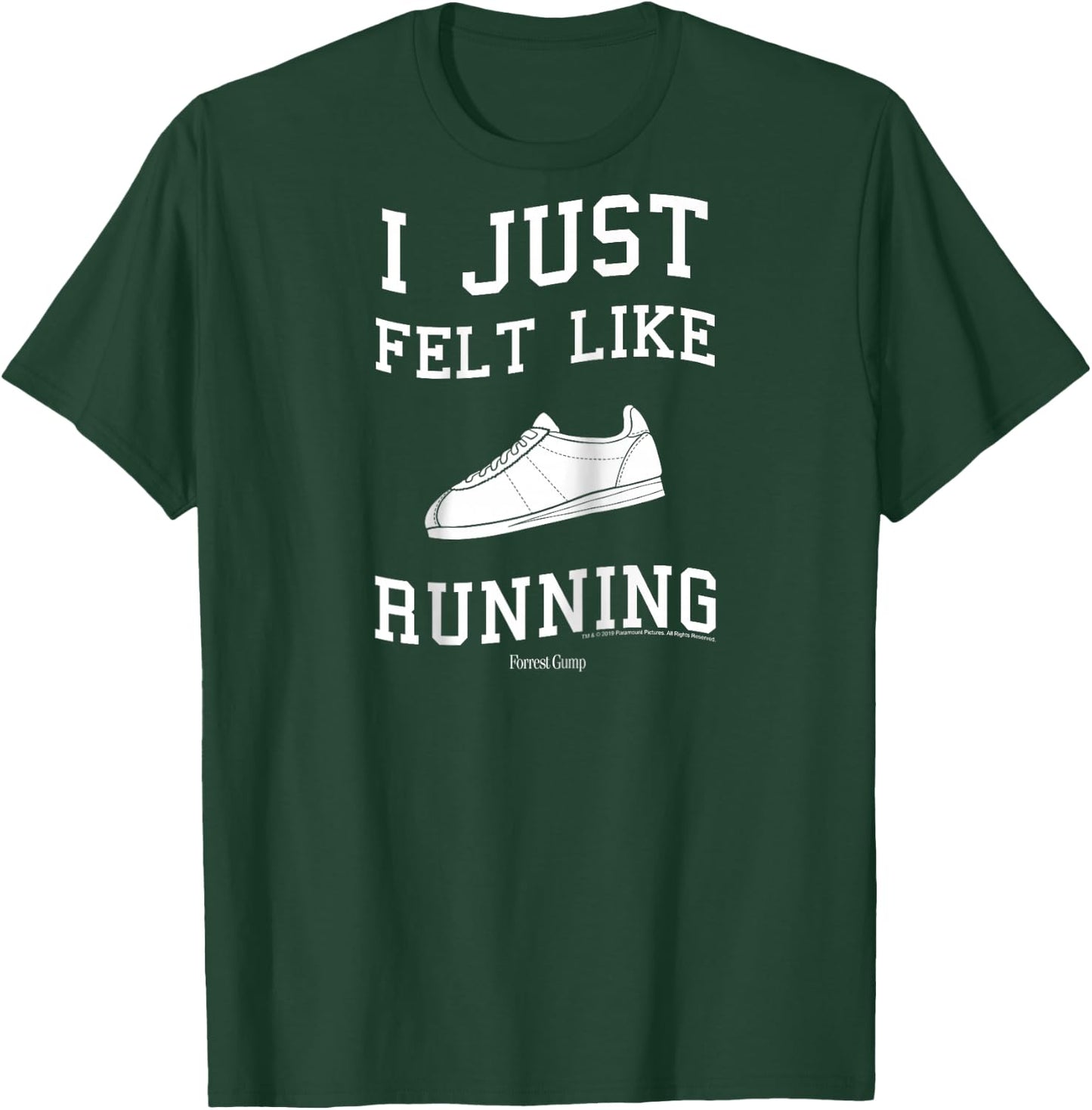 Forrest Gump I Just Felt Like Running Quote Raglan Baseball T-Shirt - T-Shirt | Forest