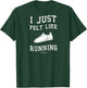 Forrest Gump I Just Felt Like Running Quote Raglan Baseball T-Shirt - T-Shirt | Forest