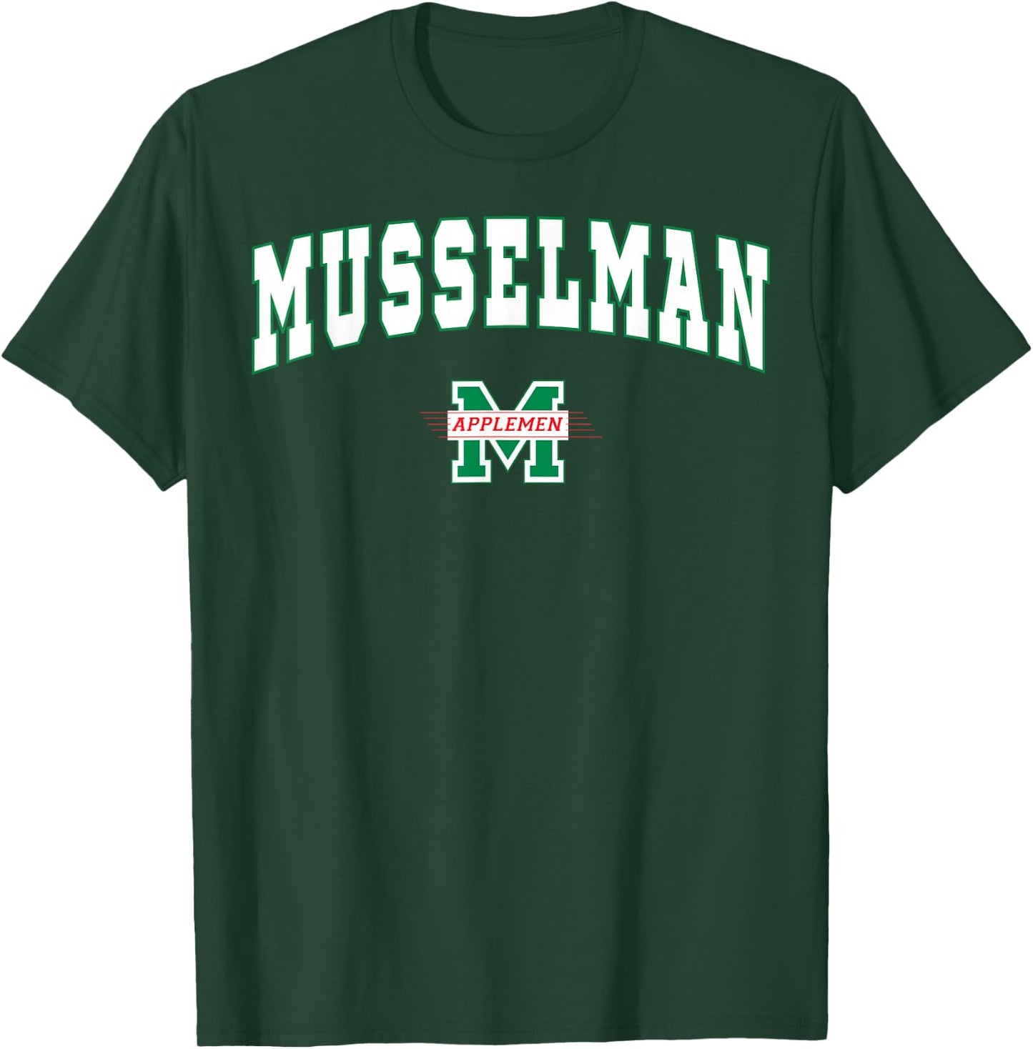 Musselman High School Applemen C2 T-Shirt - T-Shirt | Forest