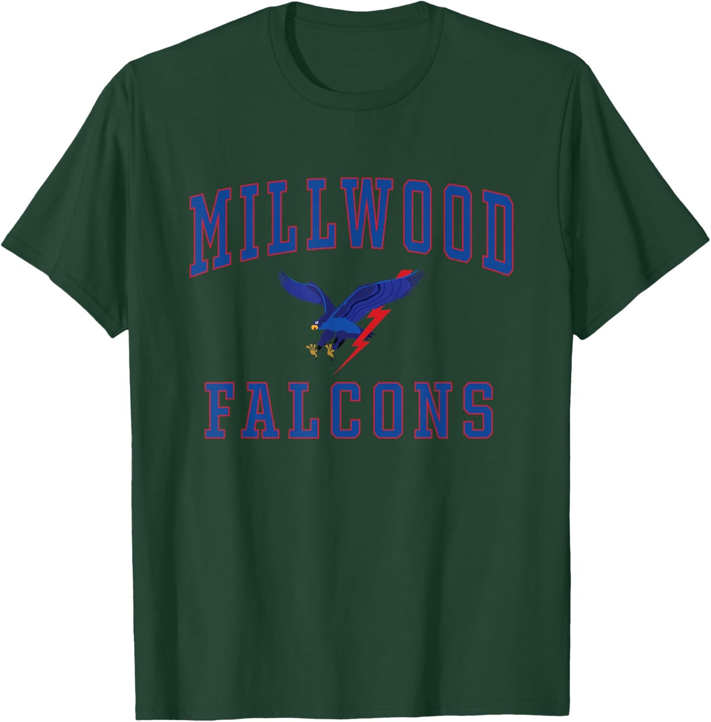 Millwood High School Falcons C1 T-Shirt - T-Shirt | Forest