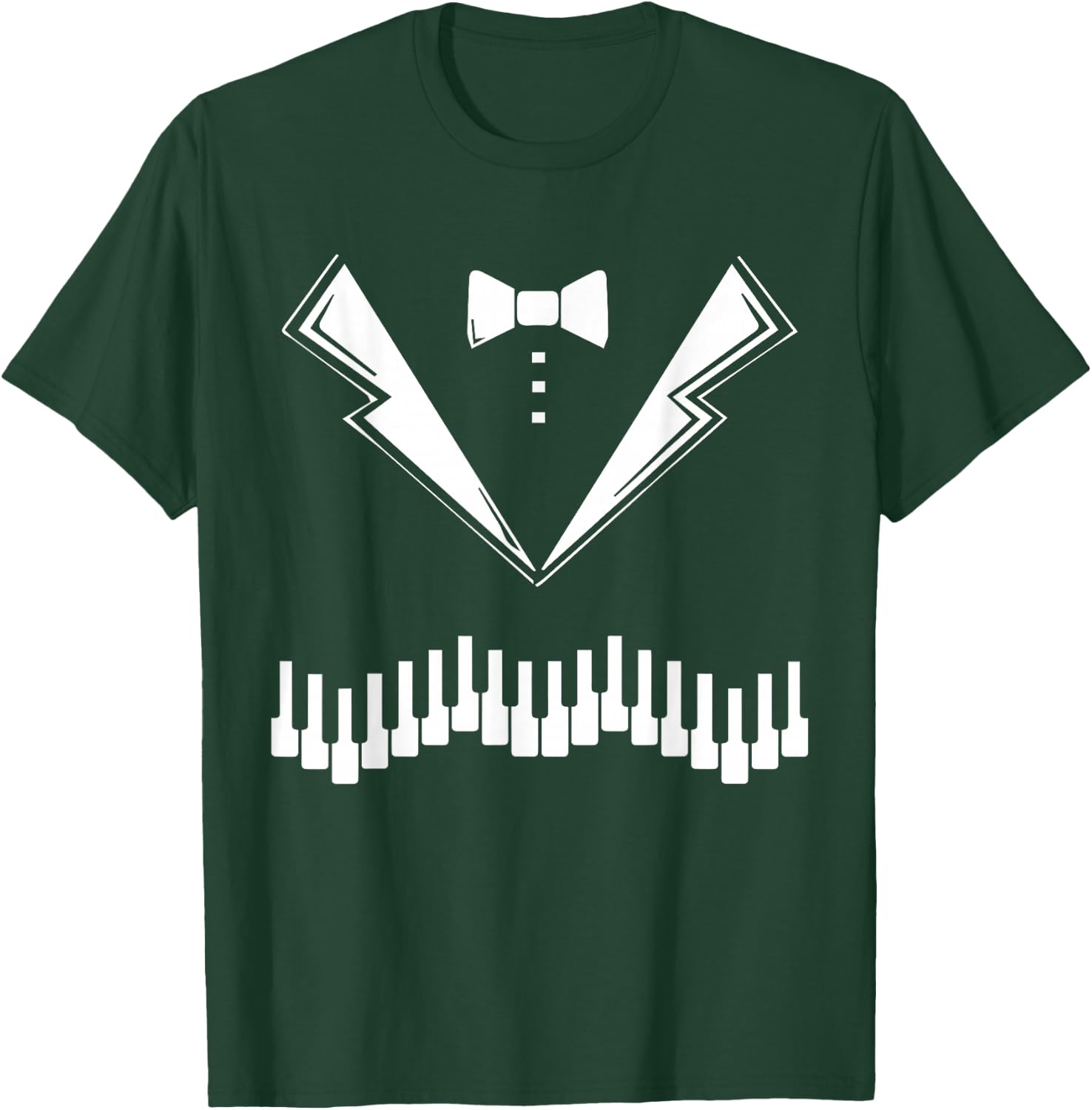 Funny Costume Keyboard Piano Player For The Concert Pianist T-Shirt - T-Shirt | Forest