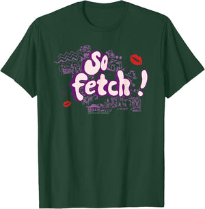 Mean Girls So Fetch! Illustrated Type Y2K Movie T-Shirt - T-Shirt | Forest
